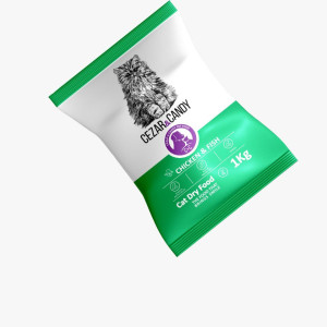 🐱 662- غذای گربه توله سزار کندی